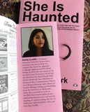 She Is Haunted a story collection by Paige Clark, Two Dollar Radio, French flaps