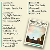Andre Perry author book tour dates January 2020