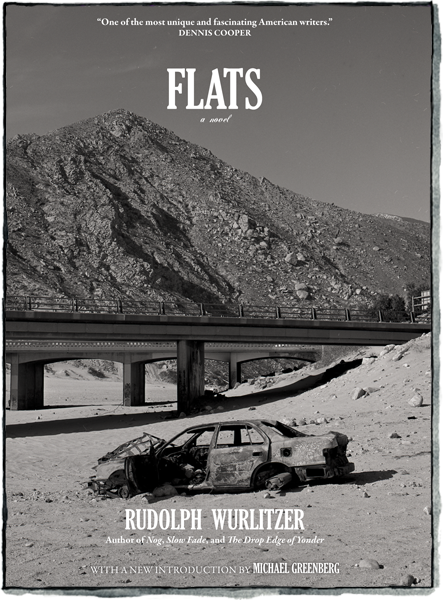 Front cover to Flats / Quake 69'ed edition by Rudolph Wurlitzer